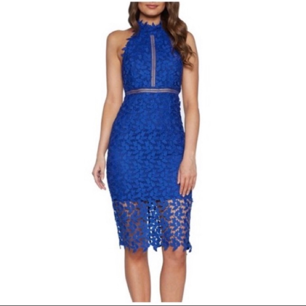 Bardot Cobalt Blue Gemma Dress